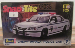 Revell Chevy Impala Police Car Snap-Tite 1:25 #85-1928 NIB SEALED