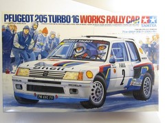 Tamiya 1:24 Scale Peugeot 205 Turbo 16 Works Rally Car model kit # 24054*1600