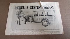Orig. Hubley 1930 Packard Sport Phaeton & Model A Wagon, Qty 2, UNUSED UNBUILT