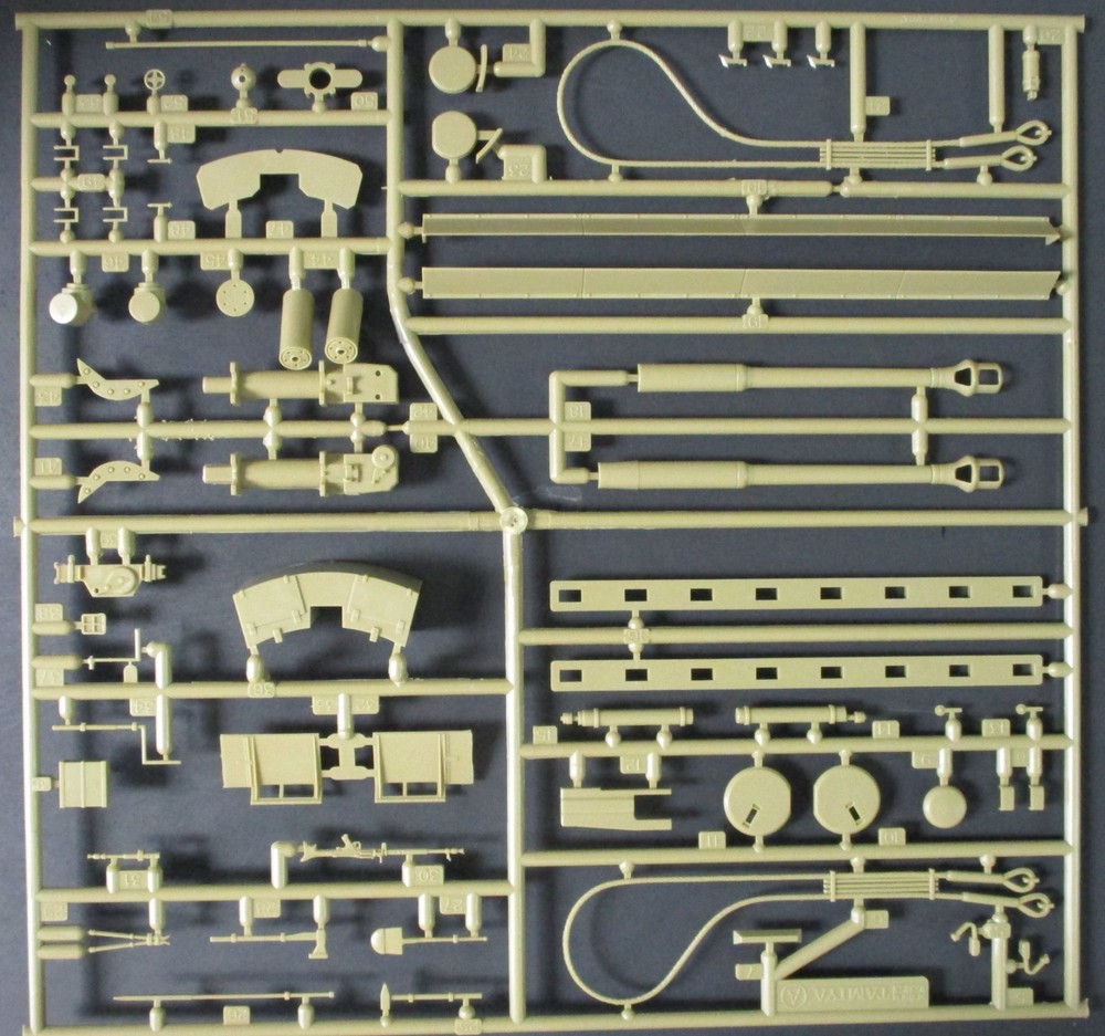 Tamiya 1/35th Scale Tiger I Initial Afrika – Parts Tree A from Kit No. 35227