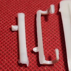 Stock Hood & Hinge 1960 Chevy Corvette 1:25 Scale Model Car Part MPC