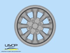 USCP 24P181t 1/24 Resin wheels 13 inch + Tires JBW SUPERLIGHT 2 Mini Cooper