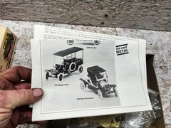 Vintage Gabriel Ford Model A Victoria Metal Model Car Kit 1:20 Scale