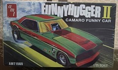 AMT 1565 Funny Hugger II Chevy Camaro Funny Car 1/25 Scale Model Kit