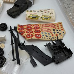 Vintage Model Car Parts Lot Bodies Interiors Decals AMT MPC 60s 70s