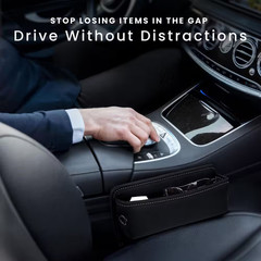 Car Seat Gap Filler Organizer-Storage for Phone, Keys, Wallets and Gadgets-Unive