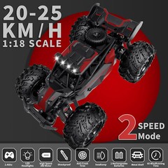1/12 RC Crawler MN128 RC Jeep Remote Control Vehicle Ready Set W/ 3 pack Battery