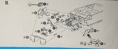 🔥53 FORD VICTORIA UNDER HOOD DETAILS – AMT 1146 – MODEL CAR KIT PARTS LOT🔥