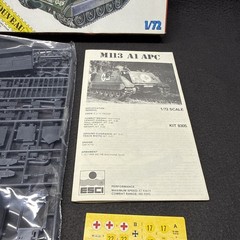 ESCI 1:72 M113 A1 APC Armored Tank Model Kit 8305 Opened Sealed Complete NEW