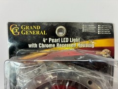 Grand General 4″ Pearl LED w/Chrome Housing & Wires #87582 – NEW
