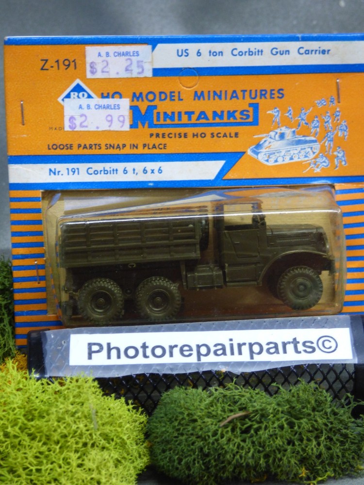 Roco Minitanks WWII US Corbit / White 6T 6×6 Gun Carrier Truck Lot#7514K©