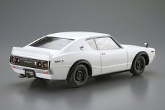 AOSHIMA The Model Car No. 15 1/24 Nissan KPGC110 Skyline HT2000GT-R ’73