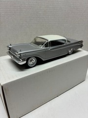 VINTAGE ORIGINAL AMT 1/25 SCALE 1959 MERCURY HT SILVER/WHITE DEALER PROMO