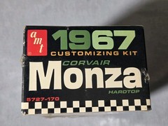Vintage 1/25 AMT 1967 CORVAIR MONZA HARDTOP CUSTOMIZING KIT FACTORY SEALED 60s