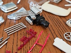 Vintage Model Car Parts Ford Dodge Corvette Chrysler AMT MPC Revell Monogram