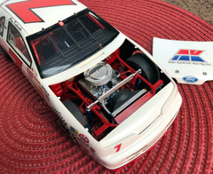 MONOGRAM 1/24 AK T-BIRD STOCK CAR FACTORY BUILT UP STUDIO BOX ART DISPLAY MODEL