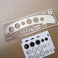 Dashboard transkit for all Alfa Romeo 8 C by Pocher 1/8