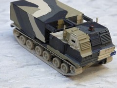 Roco Minitanks 1/87 Painted Modern US M-270 MARS Rocket Launcher Lot#7505B©