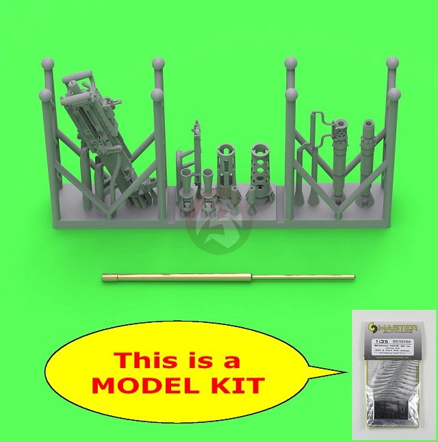 Master 1/35 M2HB Browning .50 Cal MachineGun (WWII / Cold War option) GM-35-062