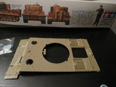 TAMIYA German Tiger I Tank 1/35 Model Kit Mid Production PARTIALLY BUILT READ