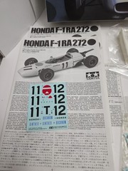 Tamiya 20043 Honda F-1 RA272 MODEL *SEALED BAGS w/extras*