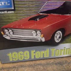 AMT 1969 Ford Torino Cobra Kit # 31745 Sealed