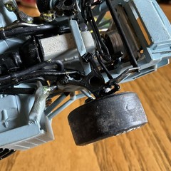 Built Model Car, 1990 Monogram Stock Car STARTED, INCOMPLETE, MODIFIED For Parts