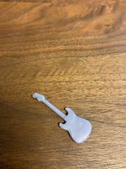 1/25 Scale Electric Strat Style Guitar For Model Car Dioramas Miniature