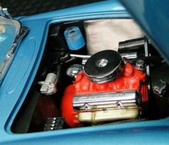 Corvette Chevrolet12Race Car 55Chevy57Classic1 24Hot Rod18Built Metal Model