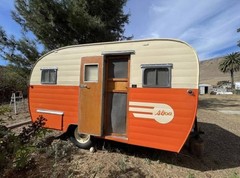 Camper Special – 1950s 1960s 1:24 Scale 1:25 Diorama Model Rubber Tires Interior