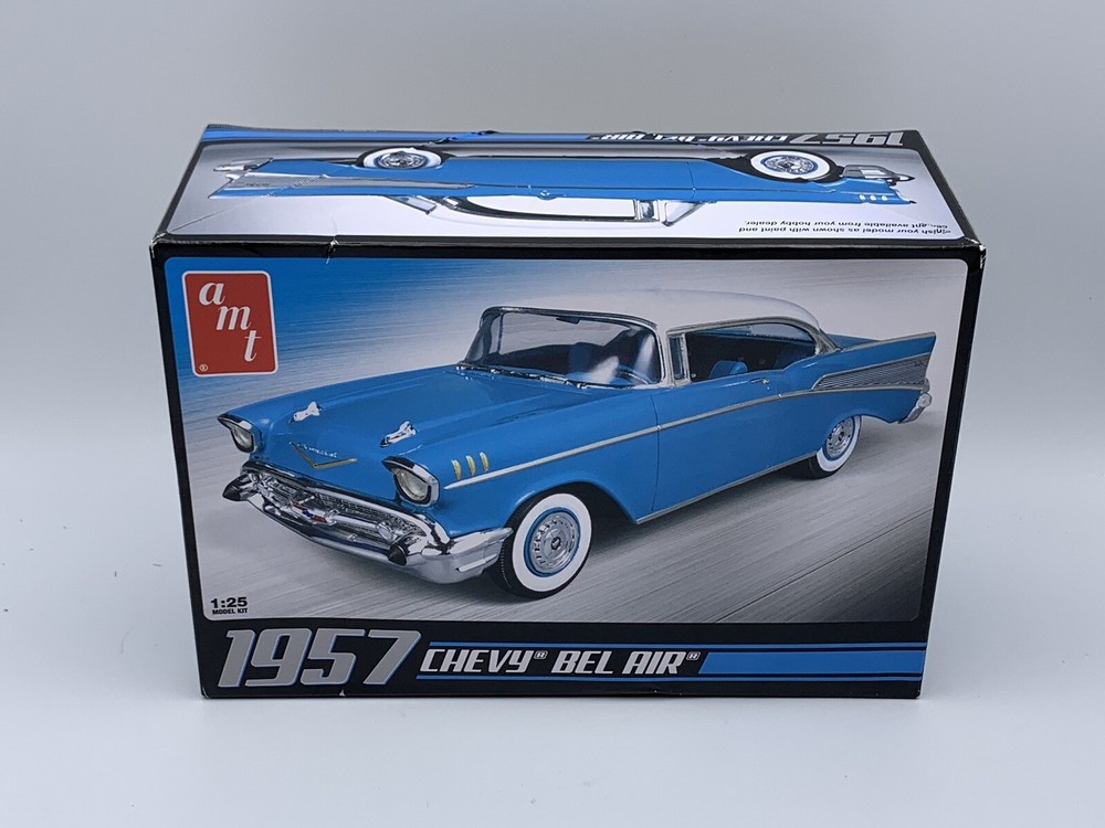 NEW! AMT 1/25 ’57 Chevy Bel Air Model Kit AMT638 638
