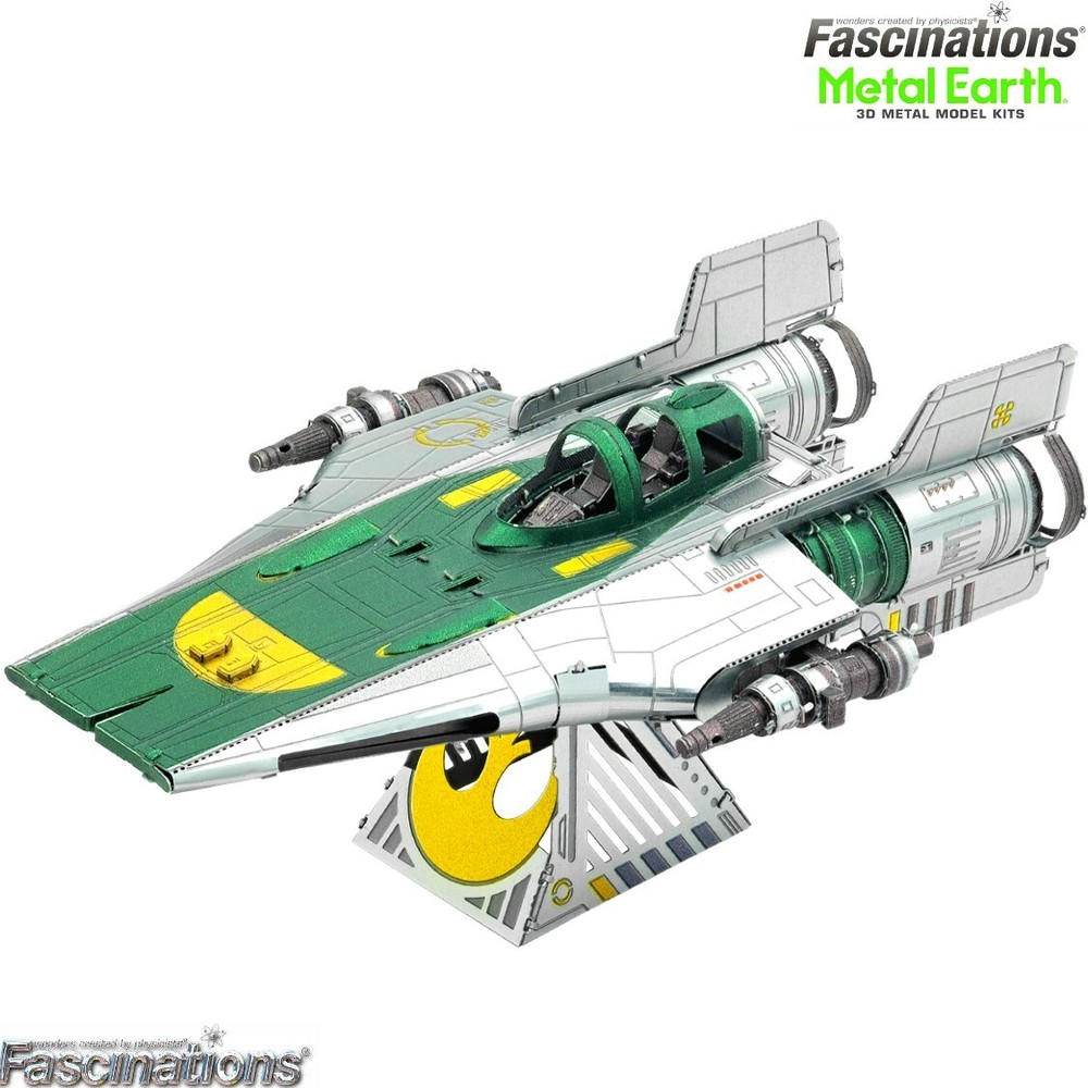 Metal Earth Star Wars Rise of Skywalker Resistance A-Wing Fighter 3D Model Kit