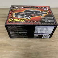 Revell Motorworks 57 Chevy 1/24 scale model kit open box complete