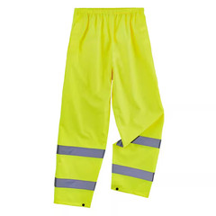 Glowear 8916 Men’S 5XL Lime Lightweight Hi-Vis Class E Rain Pants