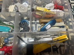 PLASTIC CAR MODEL 1/24TH SCALE MISC SPARE PARTS READY FOR NEW OWNER LARGE LOT!