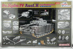 1/35 Dragon 6560 : Pz Kpfw. IV Ausf H Late Production w/ Zimmerit German Tank