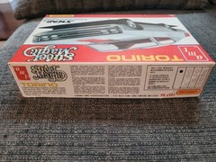 AMT MATCHBOX STREET MAGIC FORD TORINO MODEL KIT SNAP FIT 1:43 Unbuilt