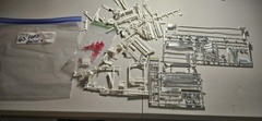 MODEL CAR 1963 FORD GALAXIE PARTS LOT JUNKYARD EM