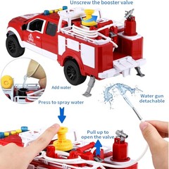 Big Fire Truck Toy for Boys Ages 4-7, F150 Raptor Pickup