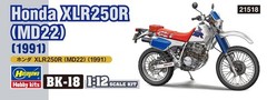 Hasegawa 1/12 Honda XLR250R (MD22) 1991 Plastic Model BK18 (Motorcycle)