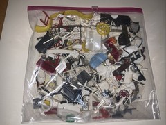 Junkyard Assortment of Plastic Parts for Model Cars or Trucks