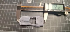 ABS Like Resin 3D Printed Corvette Summer 1/64 Scale Model Car Body