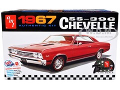 SKILL 2 MODEL KIT 1967 CHEVROLET CHEVELLE SS 396 1/25 SCALE BY AMT AMT1388