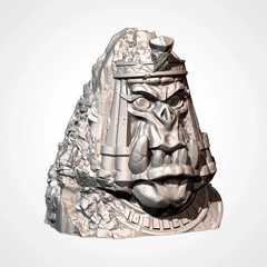 Orc Monuments II Full Set | Wargame Terrain | FDM printed