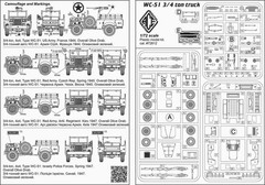 WC-51 3/4 ton truck (Plastic model kit) 1/72 ACE 72612