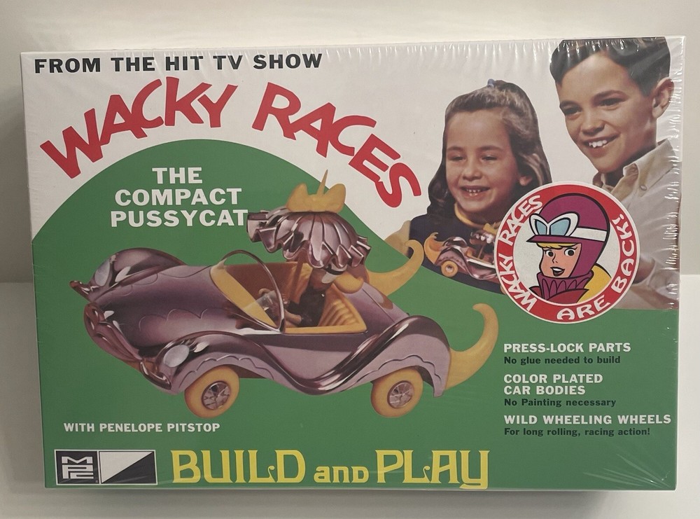 Wacky Races – Compact Pussycat (SNAP) 1/25 Scale Model Kit