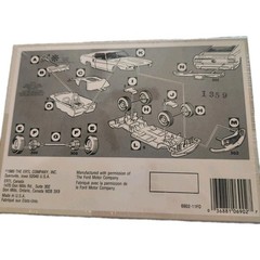 AMT ERTL 69 FORD MUSTANG 2+2 SNAP ASSEMBLY MODEL KIT 1989 FACTORY SEALED #6902