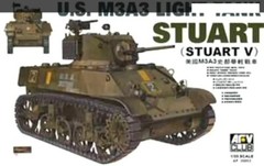 AFV Club 1/35 U.S. M3A3 Light Tank Stuart (Stuart V) #35053 📌Listed in USA📌