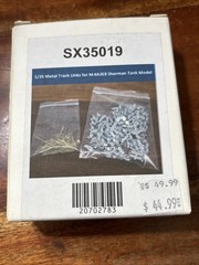 1/35 Metal Track Links for M4A3E8 Sherman Tank Model w/metal pin Need Assemble