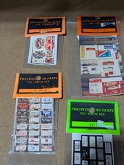 Prestons Car Parts – #2 – 1:24 Scale – Assorted License Plate Decals – NOS